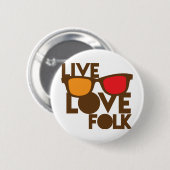 Volksmusik der Live-LIEBE Button (Vorne & Hinten)