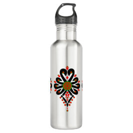 Volksmuster der polnischen Bergbewohner - Parzenic Edelstahlflasche