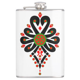 Volksmuster der polnischen Bergbewohner - Parzenic Flachmann