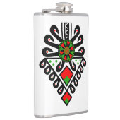 Volksmuster der polnischen Bergbewohner - Parzenic Flachmann (Rechts)