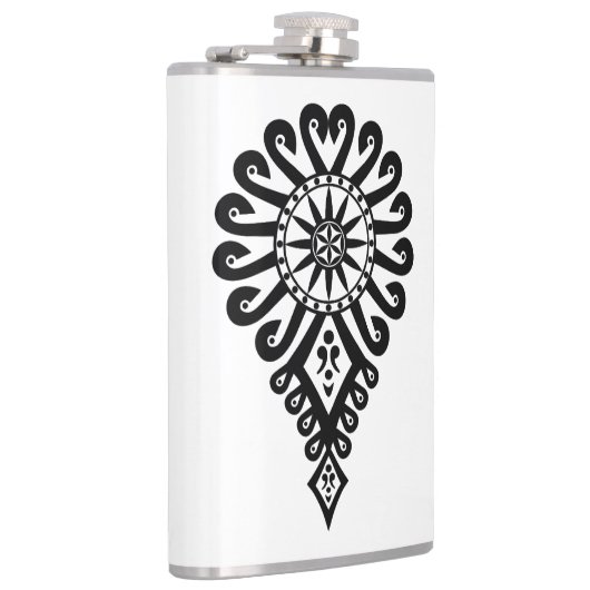 Volksmuster der polnischen Bergbewohner - Parzenic Flachmann (Rechts)