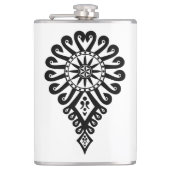 Volksmuster der polnischen Bergbewohner - Parzenic Flachmann (Vorderseite)