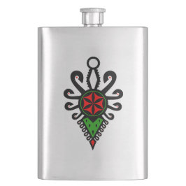 Volksmuster der polnischen Bergbewohner - Parzenic Flachmann