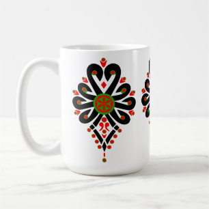 Volksmuster der polnischen Bergbewohner - Parzenic Kaffeetasse
