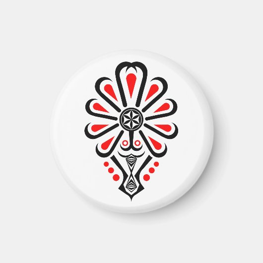 Volksmuster der polnischen Bergbewohner - Parzenic Magnet (Vorne)