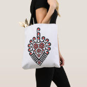 Volksmuster der polnischen Bergbewohner - Parzenic Tasche (Von Nahem)
