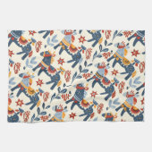 Volksmuster Geschirrtuch (Horizontal)