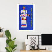 Volksmutter mit Kind - Matchbox-Druck - Tschechisc Poster (Heimbüro)