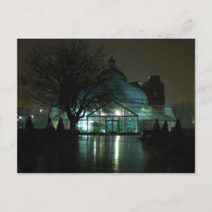 Volkspalast in der Nacht Postkarte