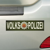 VOLKSPOLIZEI AUTOAUFKLEBER (Auf Auto)