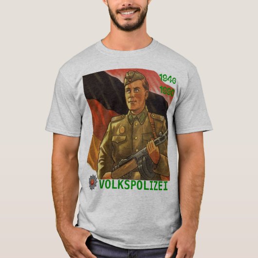 VOLKSPOLIZEI DDR 1946-1990 T-Shirt (Vorderseite)
