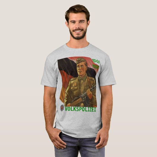 VOLKSPOLIZEI DDR 1946-1990 T-Shirt (Vorne ganz)