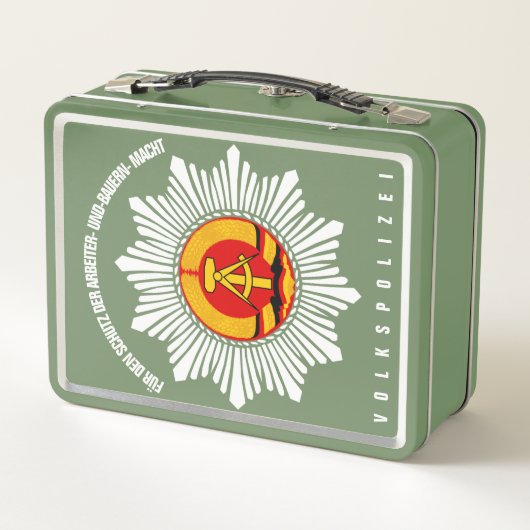 VOLKSPOLIZEI METAL LUNCH BOX (Rückseite)