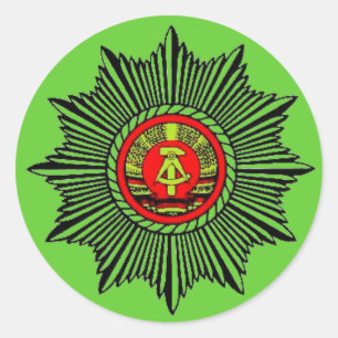 Volkspolizei Runder Aufkleber