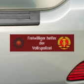 Volkspolizeis Helfer Autoaufkleber (Auf Auto)