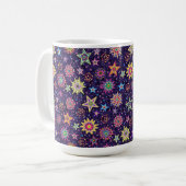 Volkssternenkunst Himmel Kaffeetasse (Vorderseite Links)