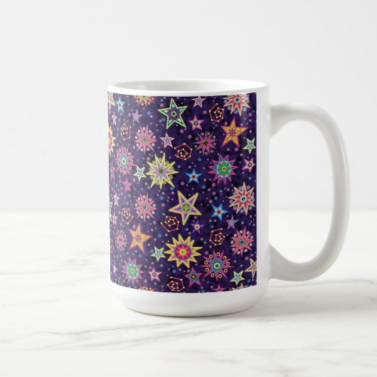 Volkssternenkunst Himmel Kaffeetasse (Rechts)