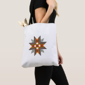 Volkssternstickerei Tasche (Von Nahem)