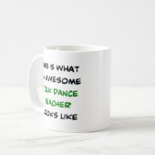 Volkstanz-Lehrer, phantastisch Kaffeetasse (Vorderseite Links)