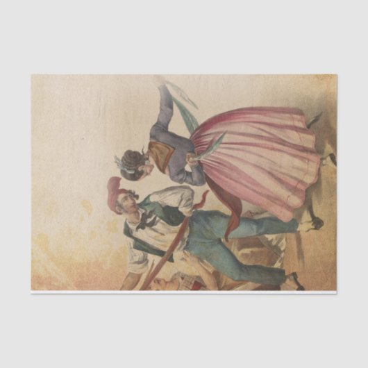 Volkstänzer seidenpapier (Vorderseite)