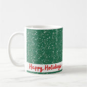 VolksTasse sankt-Frau-Klaus Snowy Happy Holidays Kaffeetasse (Links)