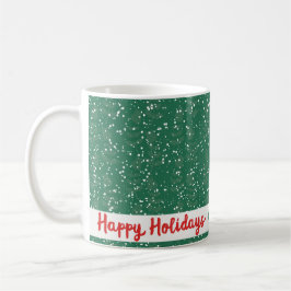 VolksTasse sankt-Frau-Klaus Snowy Happy Holidays Kaffeetasse