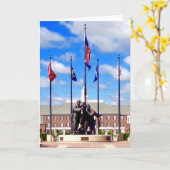 Volkstrauertag Karte (Gelbe Blume)