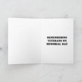 Volkstrauertag-Karte Karte (Innenseite)