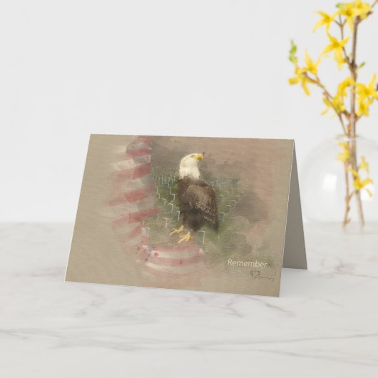 Volkstrauertag-Karten-/Veteranen-Tag Karte (Gelbe Blume)