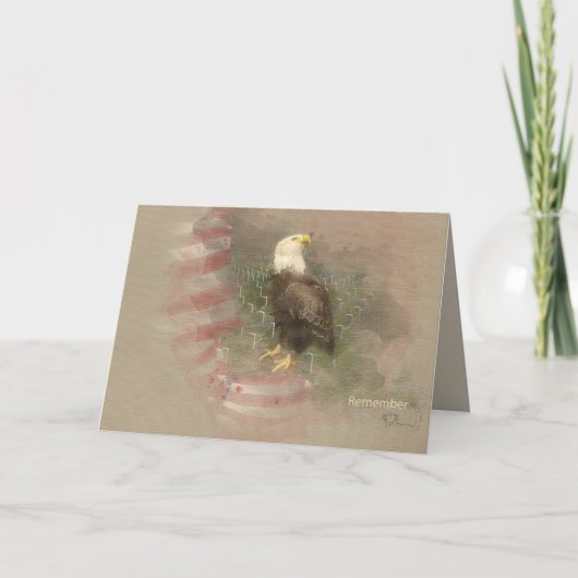 Volkstrauertag-Karten-/Veteranen-Tag Karte (Vorderseite)