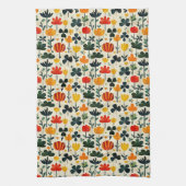 Volkstümlicher Gartenklee Geschirrtuch (Vertikal)