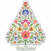 Volksverzauberung: Weihnachtsbaum Aufkleber (Vorderseite)