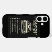 Volkswagen-Telefonzelle Case-Mate iPhone Hülle (Rückseite (Horizontal))