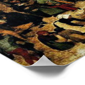 Volkszählung in Bethlehem, Pieter Bruegel, der ält Poster (Ecke)