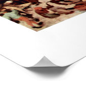 Volkszählung in Bethlehem von Bruegel A. Pieter Poster (Ecke)