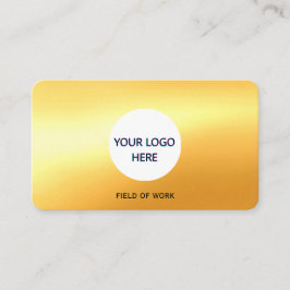 Voll anpassbare Gold Business Card Visitenkarte