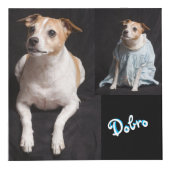 Voll anpassbarer Foto-Würfel Würfel (Vorderseite)