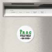 Voll auf Gott Frog Magnet (In Situ (Geschirrspüler))