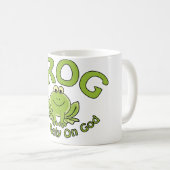 Voll auf Gott Kaffeetasse (VorderseiteRechts)