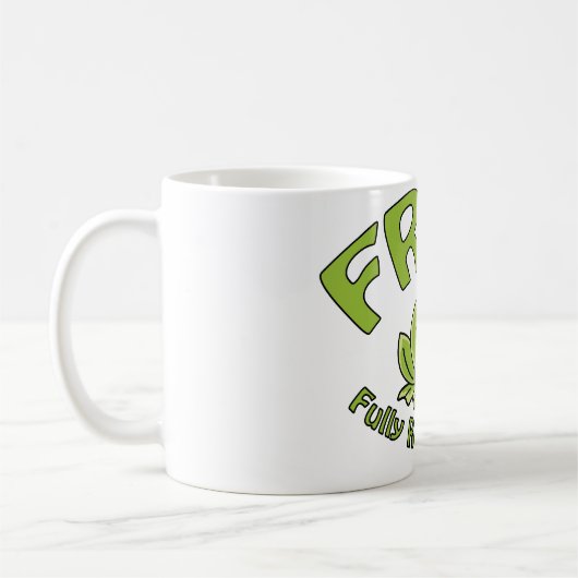 Voll auf Gott Kaffeetasse (Links)