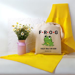 Voll auf Gott Personalisiert Tragetasche