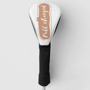 voll aufgeladen golf headcover