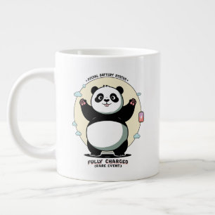 Voll aufgeladenes seltenes Ereignis – Sozialbatter Jumbo-Tasse