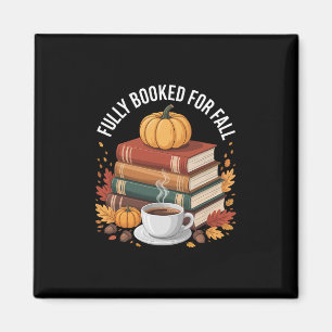Voll ausgebucht für Herbst-Pumpkin-Autumn-Bücher D Magnet