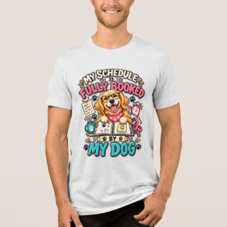 Voll Ausgebucht Von Meinem Hund Lustiges Hunde Lie Tri-Blend Shirt
