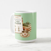 Voll gebuchtes Wochenend-Leser-Mug Kaffeetasse (Vorderseite Links)
