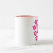 Voll Liebe Herz und Blume Tasse (Mittel)