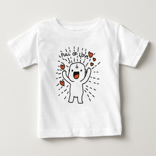 Voll Liebe Kinderpullover Hoodie Baby T-shirt (Vorderseite)