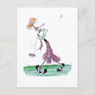Voll-Schwung-Golf, Tony Farfernandes Postkarte