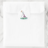 Voll-Schwung-Golf, Tony Farfernandes Runder Aufkleber (Tasche)